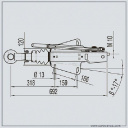 Urządzenie najazdowe 2600 kg v 251s din fi40 - Alko