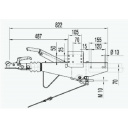Urządzenie najazdowe 1600kg kw. b70 - Alko