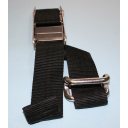 Klamra nierdzewna z blokadą z pasem