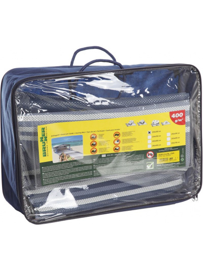 Wykładzina przedsionka 700x250 cm Kinetic 400 niebieska - Brunner