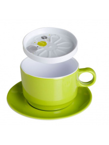 Filiżanka z melaminy z pokrywką Cup&Cover Space 300 ml - Brunner