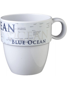 Kubek z melaminy Mug Blue Ocean 300 ml - Brunner