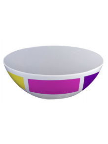 Misa z melaminy do sałaty Spectrum Flame Ø23,5 cm - Brunner