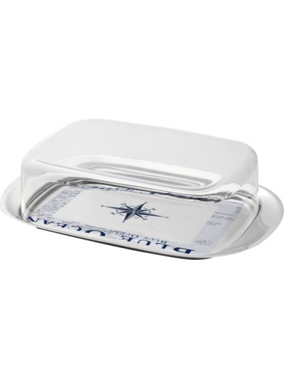 Maselniczka z melaminy Butter Dish Blue Ocean - Brunner