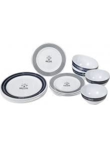 Zestaw obiadowy z melaminy Midday Nautical - Brunner