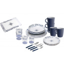 Zestaw obiadowy z melaminy All Inclusive Blue Ocean - Brunner
