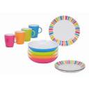 Zestaw obiadowy z melaminy Lunch Box Spectrum Glamour - Brunner