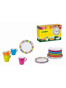 Zestaw obiadowy z melaminy Lunch Box Spectrum Glamour - Brunner