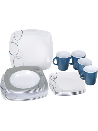 Zestaw obiadowy Melamin Set Cascade - Brunner