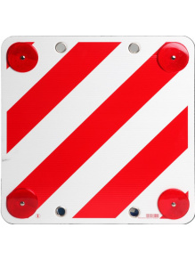 Tablica odblaskowa na bagażnik Zebra PL 50x50 cm - Brunner