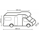 Pokrowiec na kampera Camper Cover AL 6M 550-600 cm - Brunner