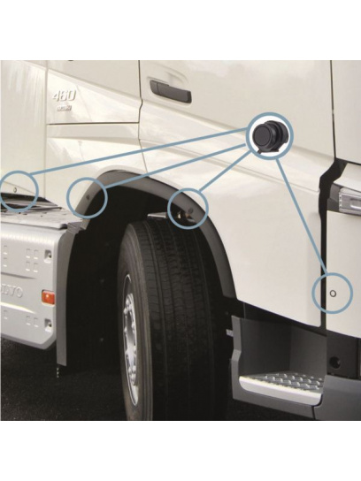 WAECO MagicWatch MWE 4004 System parkowania, wyświetlacz LED, 4 czujniki