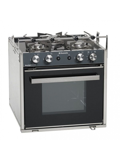 Kuchenka 3 palnikowa z piekarnikiem i grillem MoonLight Three - Dometic