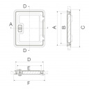 Drzwiczki serwisowe SK4 1000x305 mm - Dometic