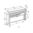 Roleta okienna podwójna Seitz Rastrollo 3000 960x700mm - Dometic