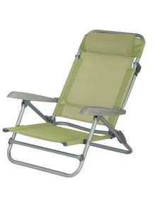 Krzesło plażowe Beach Chair Mallorca Lime - EuroTrail