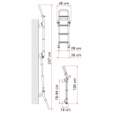 Drabinka aluminiowa składana Deluxe 8 - Fiamma