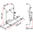 Bagażnik rowerowy Carry-Bike Caravan Hobby - Fiamma