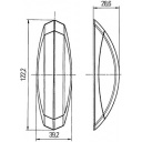 Lampa obrysowa czerwono/biała - prawa - Hella