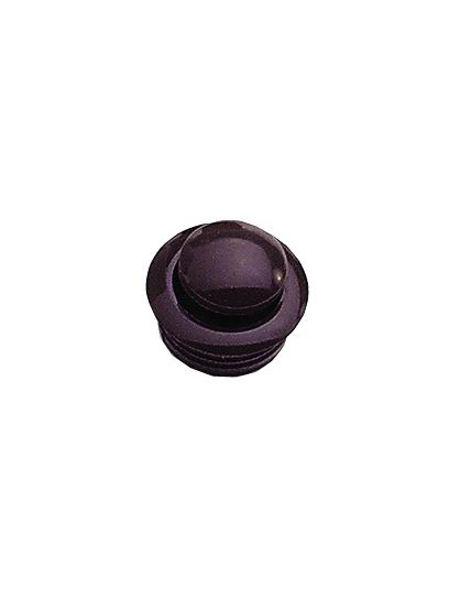 Przycisk z rozetką zamka meblowego - brązowy