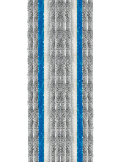 Kotki zasłona do drzwi przyczepy kampera 56x205 cm ciemnoszaro/niebiesko/białe - Arisol