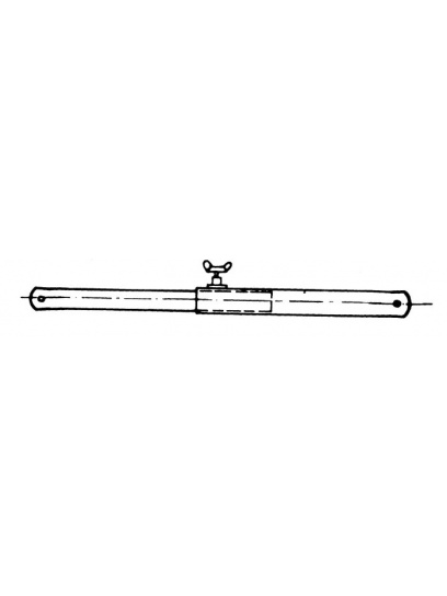 Rurka stelaża stalowa Ø 22mm / 160-210cm