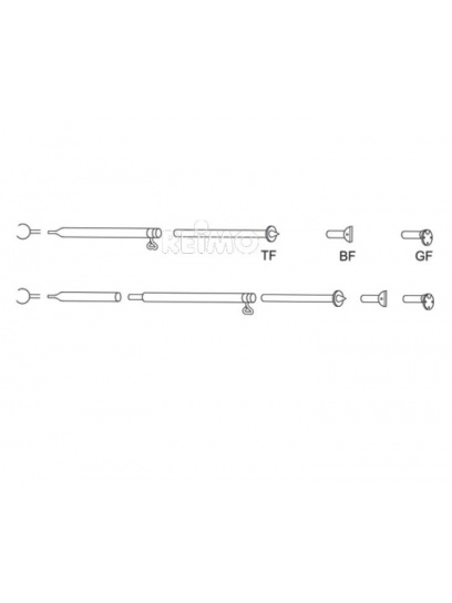 Stojak sztormowy stalowy 1,65–2,60 m, srebrny – Piper