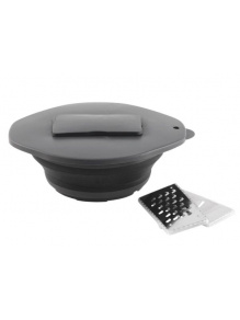 Miska składana z pokrywką i tarką Collaps Bowl & lid w/grater Black - Outwell