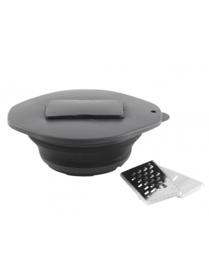 Miska składana z pokrywką i tarką Collaps Bowl & lid w/grater Black - Outwell