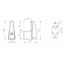 Zabezpieczenie drzwi kabiny kierowcy Fiat Ducato Cab Lock - Thule