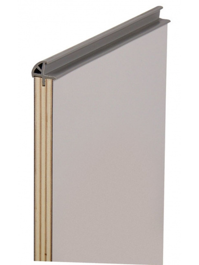 Listwa wykończeniowa drzwiowa profil 15 mm 5 m szara