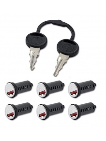 Cylinderki 6 szt. + kluczyki 2 szt. - Zadi