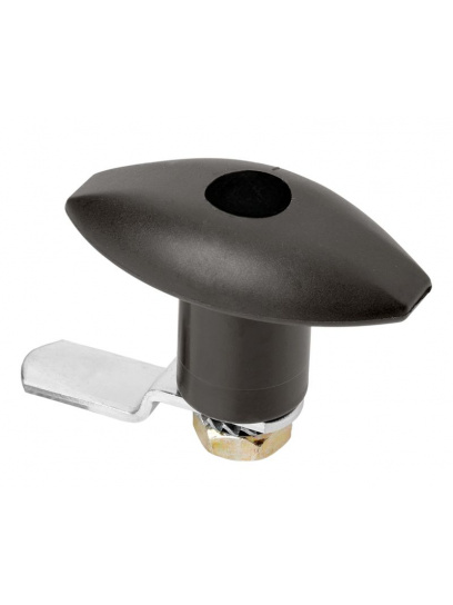 Zamek klapy kufra elipsa bez cylinderka czarny - Zadi