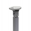 Noga stołu składana Astro 3 720 mm srebrna - Lippert