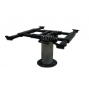 Noga stołu pneumatyczna h335-710 mm antracyt - Ilse