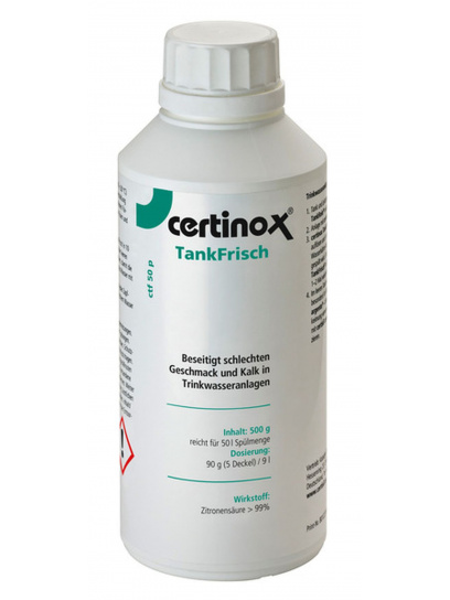 Preparat do czyszczenia zbiorników Tank Frisch CTF50P 500 g - Certinox