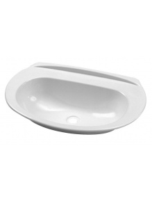 Umywalka łazienkowa owalna 480x328x130 mm biała