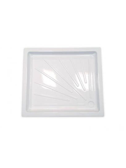 Brodzik prysznicowy z krawędzią boczną 723x682x62 mm PST biały