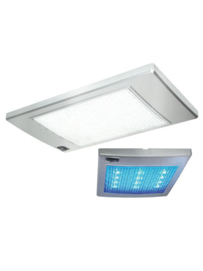 Lampa sufitowa LED 12 V srebrna - Carbest