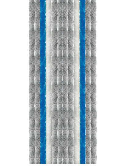 Kotki do drzwi 56x185 cm szaro/niebiesko/białe - Arisol