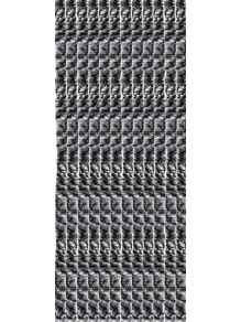 Kotki zasłona do drzwi przyczepy kampera 56x205 cm szaro/biało/czarne - Arisol