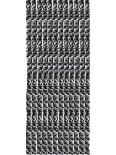 Kotki zasłona do drzwi przyczepy kampera 56x205 cm szaro/biało/czarne - Arisol