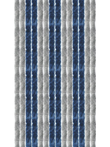 Kotki zasłona do drzwi przyczepy kampera 56x185 cm ciemnoszaro/granatowe - Arisol