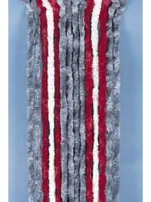 Kotki do drzwi 56x185cm szaro-czerwono-białe - Arisol