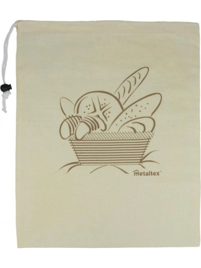 Bawełniany woreczek na pieczywo 43x34 cm