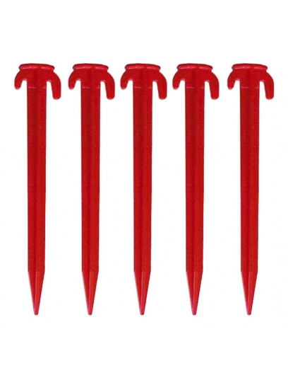 Śledzie do namiotu przedsionka plastikowe 30 cm 5 szt.