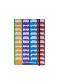 Notes notatnik z gumką A5 VW T1 Bulli Colors 192 stron - VW Collection
