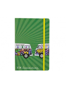 Notes notatnik z gumką A5 VW T1 Bulli Flower 192 stron - VW Collection