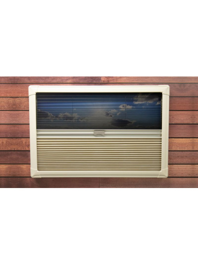 Roleta okienna plisowana z moskitierą REMIbase II 700x350 mm - Remis