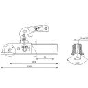 Zaczep kulowy 1200 uniwersalny rozs.75mm pionowo - Steelpress